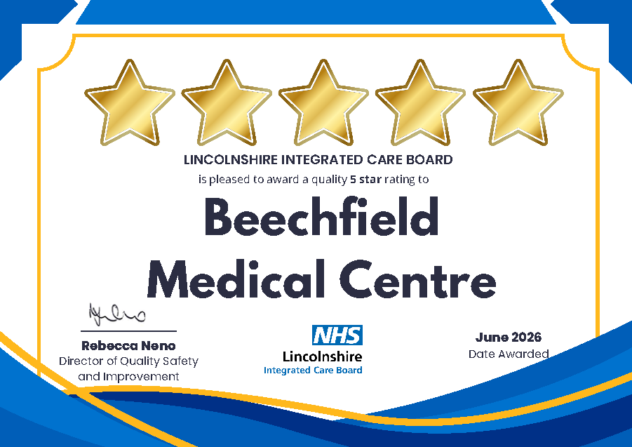 Beechfield Medical Centre E Certificate